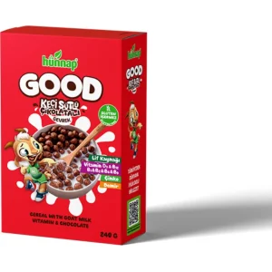 Hünnap Keçi Sütlü Çikolata ve Vitamin Tahıllı Glutensiz Gevrek, 240 g