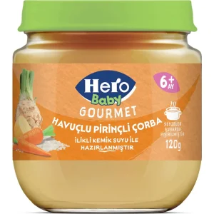 Hero Baby Gourmet Havuçlu Pirinçli Kavanoz Mama 120 Gr