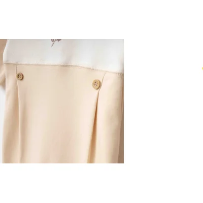 Eslenza Organik Şapkalı Tulum, Bej