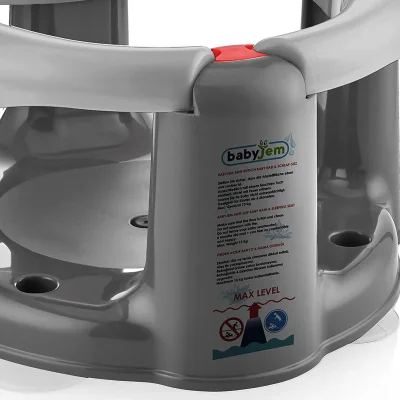 BabyJem Önden Açılır Banyo & Mama Oturağı, Gri