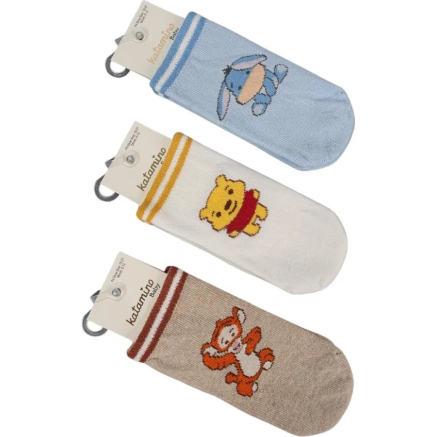 Katamino İyor Erkek Bebek Soket Çorap K46294 Asorti