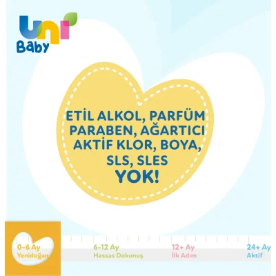 Uni Baby Yenidoğan Sıvı Çamaşır Sabunu, 1500 ml