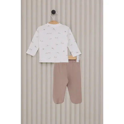 U.S.Polo Erkek Bebek Patikli 3'Lü Takım USB2018 Krem