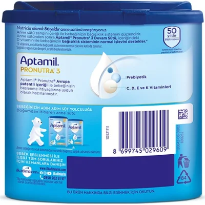 Aptamil 3 Devam Sütü, 350 g