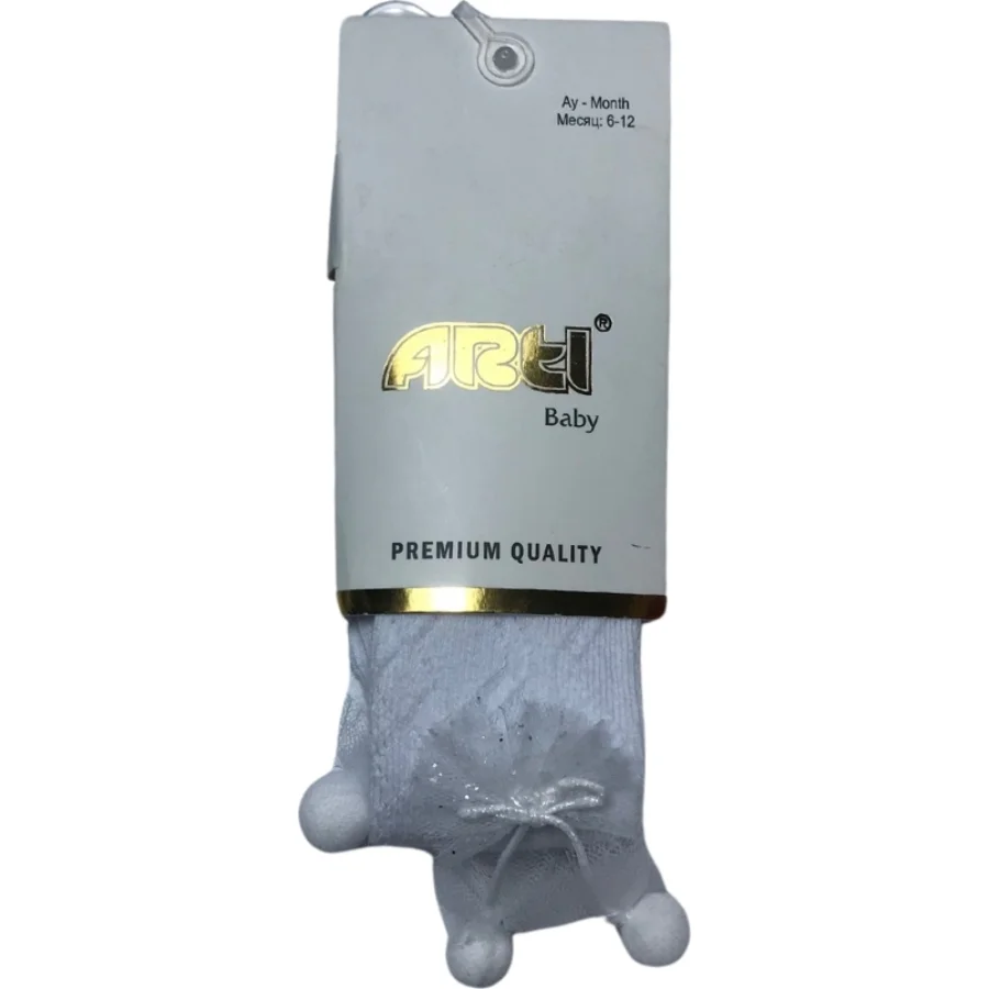 Artı Cıvıltı Aks. File Bebek Külotlu Çorap, Asorti