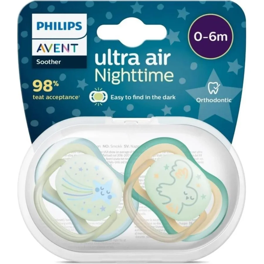 Philips Avent Ultra Air Gece Emzik 0-6 Ay Erkek