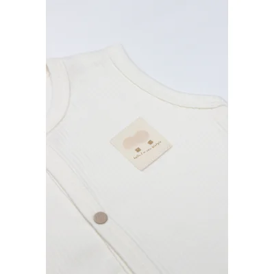 Bistyle Modal Flying Balloons Bebek Yelek, Ekru