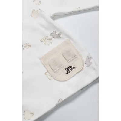 Bistyle 3lü Zıbın Takım With You Family 13121 Bej