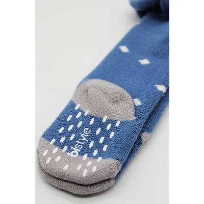 Bistyle Puan Kaymaz Havlu Külotlu Çorap, İndigo