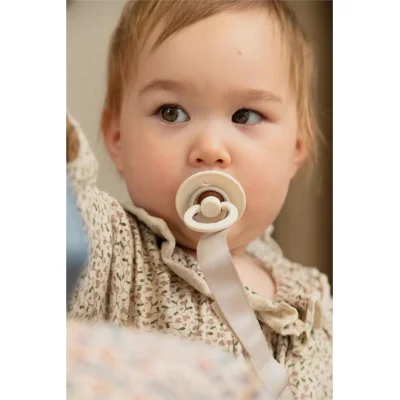 Bibs Colour Kauçuk Emzik 6-18 Ay Vanilla