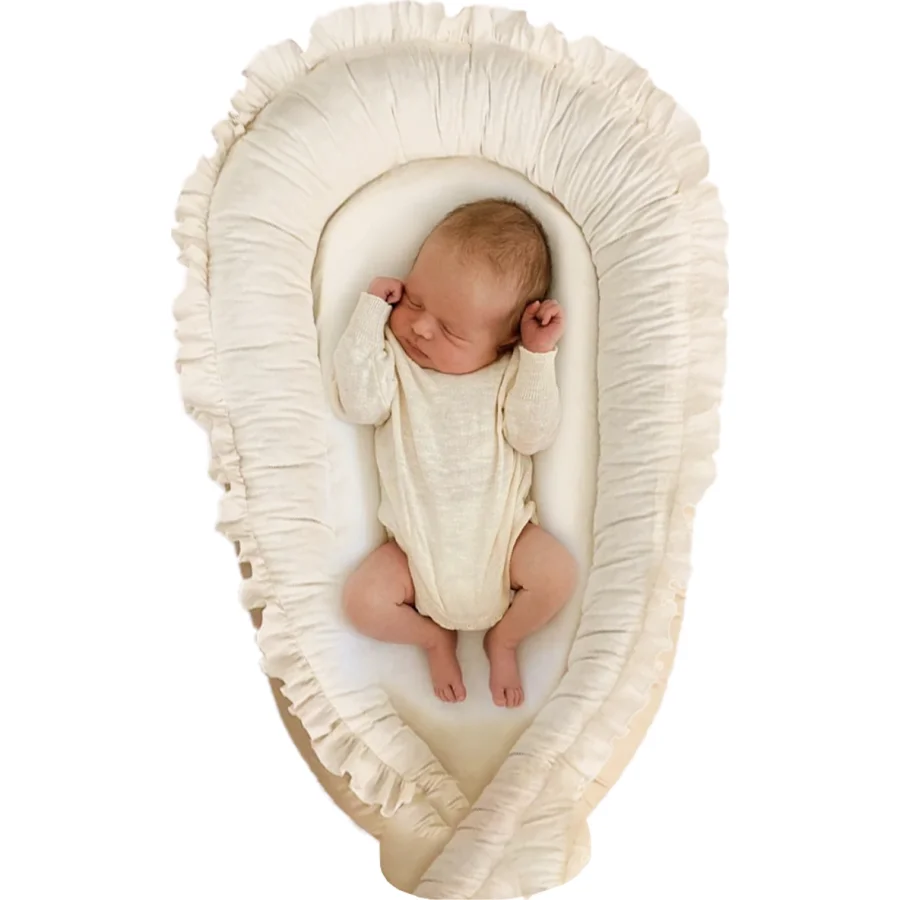 Bistyle Müslin Babynest Lady Home 80104 Ekru