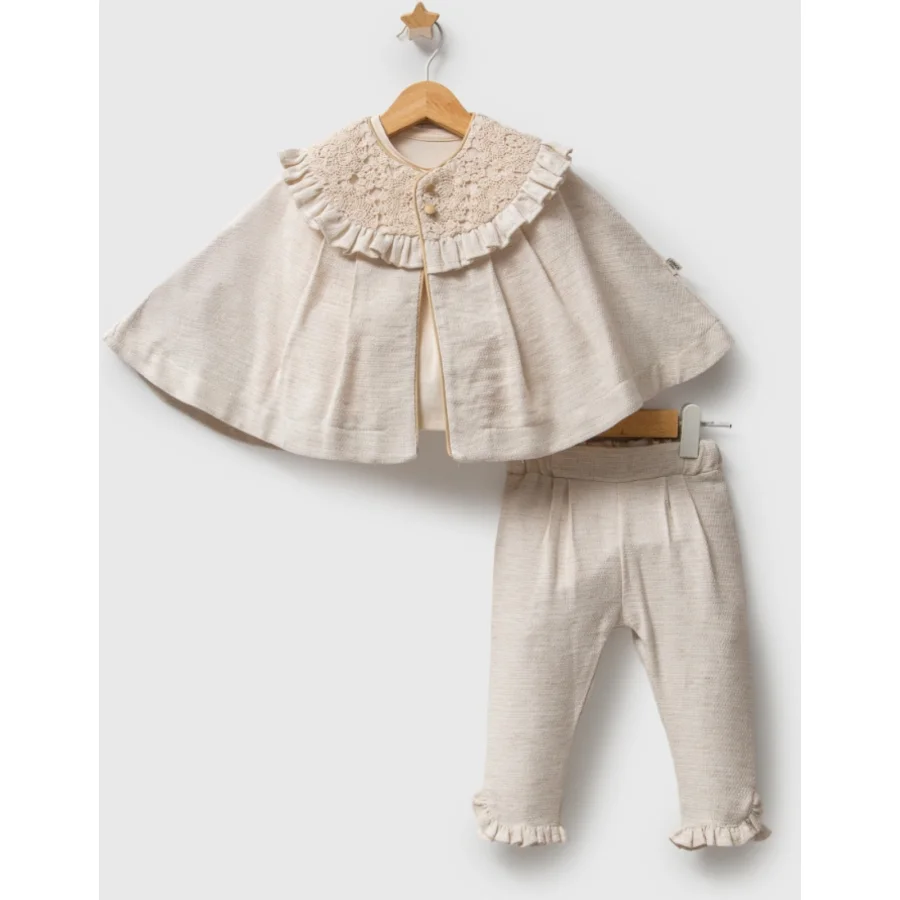 Tongs Baby Takım, 3'lü, Ekru