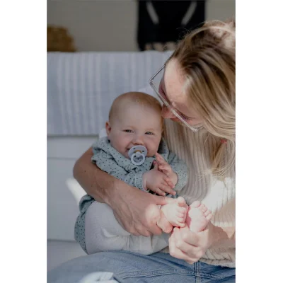 Bibs Colour Kauçuk Emzik 18+ Ay Baby, Mavi