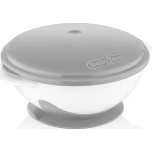 BabyJem Vakumlu Mama Tabağı, Gri