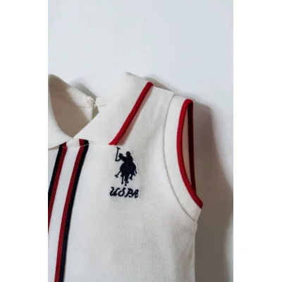 U.S. Polo Elbise, Beyaz