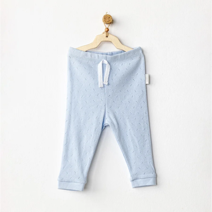 Andywawa Pants Jacquard Basic Pantolon, Mavi