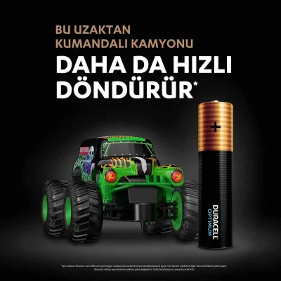 Duracell Optimum Kalem Pil, AAA, 4'lü