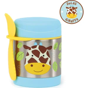 Skip Hop Zoo Paslanmaz Çelik Termos, 325 ml, Zürafa