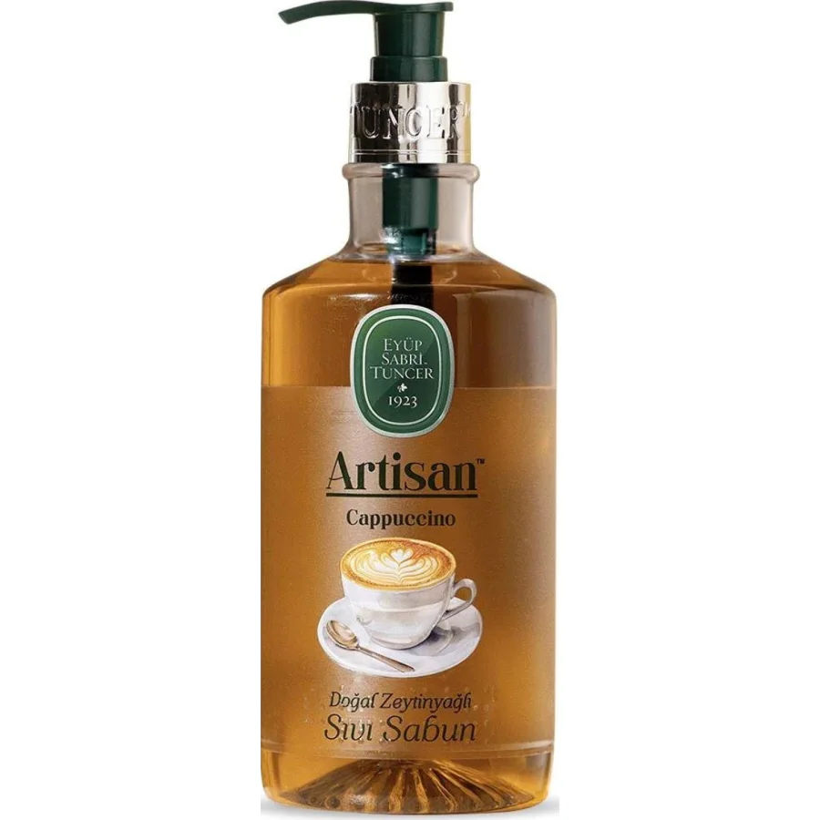 Eyüp Sabri Tuncer Artisan Doğal Zeytinyağlı Sıvı Sabun, 600 ml, Cappuccino