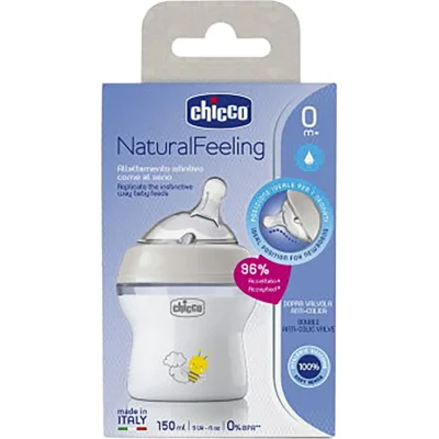 Chicco NaturalFeeling PP Biberon 0 Ay+, 150 ml