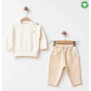 Eslenza Organik Takım, 2'li, Bej