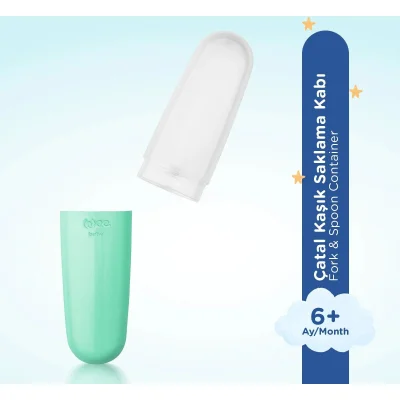 Wee Baby Çatal Kaşık Saklama Kabı