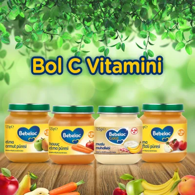 Bebelac Elma Armut Püresi Kavanoz Maması 125 Gr