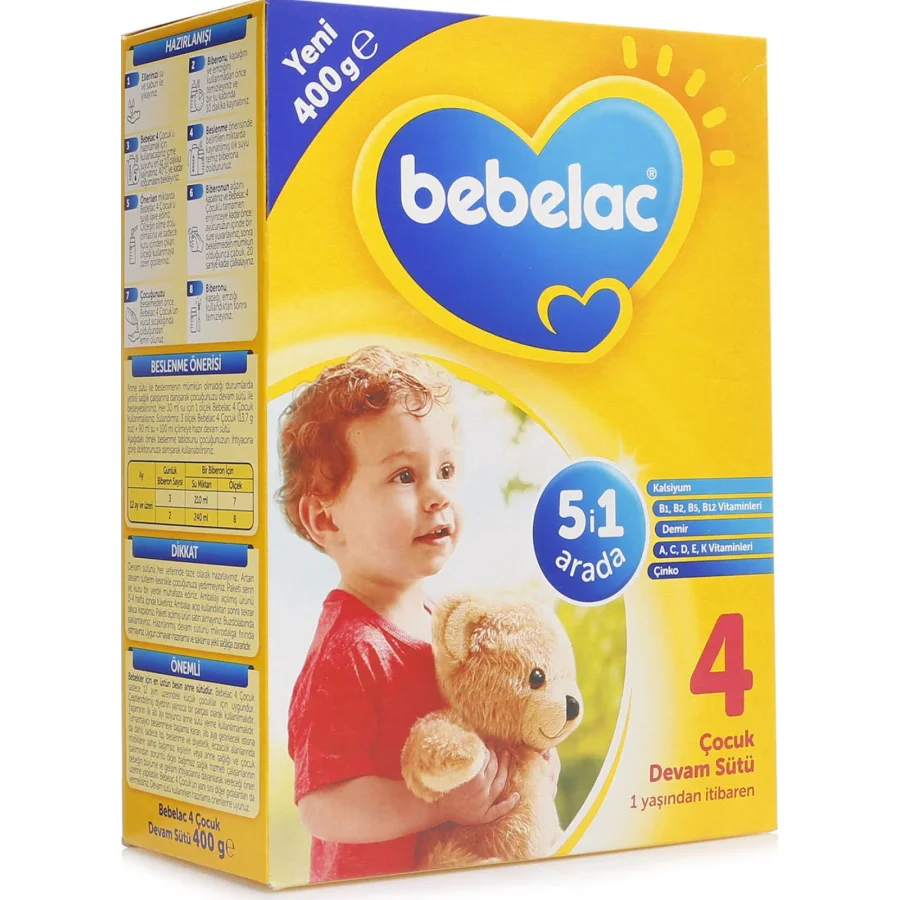 Bebelac 4 Çocuk Devam Sütü, 400 g
