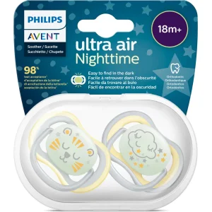 Philips Avent Ultra Air Gece Emziği, 18+ Ay