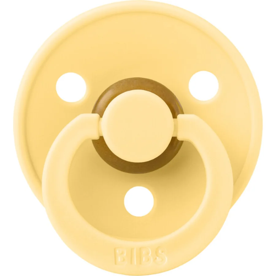 Bibs Colour Kauçuk Emzik 0-6 Ay Pale Butter