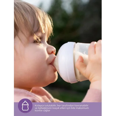 Philips Avent Doğal Tepkili Natural Response PP Biberon Seti, 2'li, 125 ml, 0+ Ay
