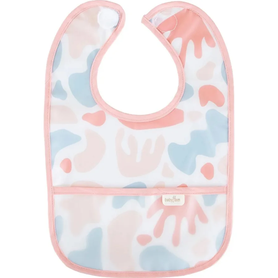 BabyJem Leke Tutmaz Önlük, Pembe