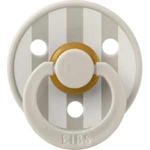 Bibs Studio Colour Block Kauçuk Emzik, 0-6 Ay, Sand/Ivory