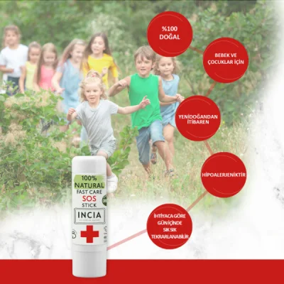 İncia Doğal SOS Stick 6 Gr