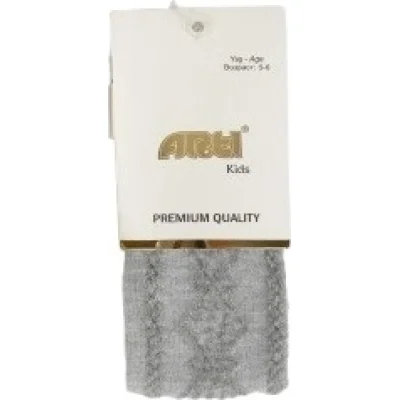 Artı Seylan Kabartma Kız Külotlu Çorap, Asorti