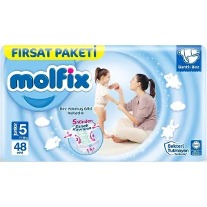 Molfix Bebek Bezi, 5 Beden, 48 Adet