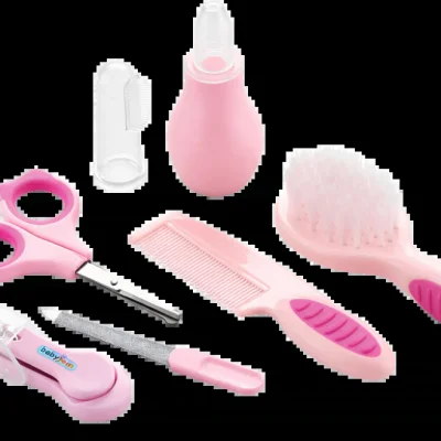 BabyJem Bebek Bakım Seti, Pembe, 7'li