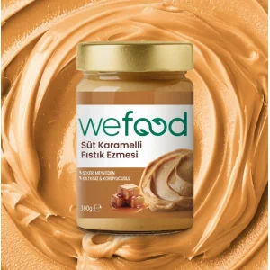 Wefood Süt Karamelli Fıstık Ezmesi, 300 g