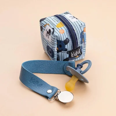 Kidful Bitkisel Boyalı Emzik Askısı, Kot