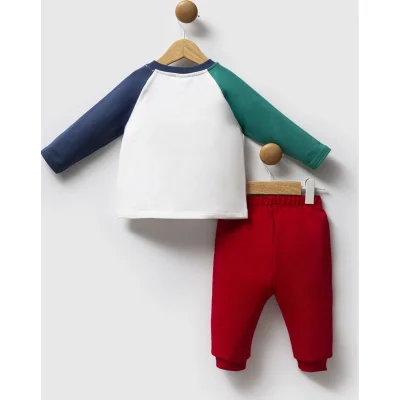 U.S. Polo Assn Takım USB2571 Beyaz-Yeşil, 2'li, Yeşil