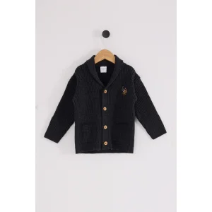 U.S. Polo Bebek Hırka, Antrasit, Melanj