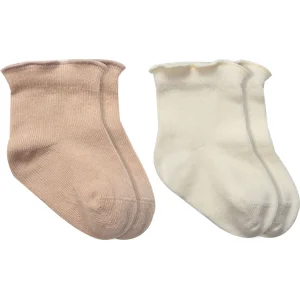 Bistyle Overlok Style Penye Soket Çorap, 2'li, Kahve