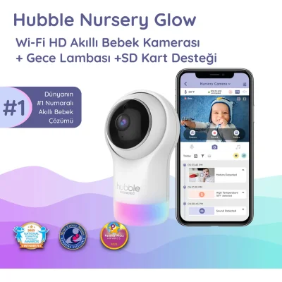Hubble Glow Full HD Wifi Bebek Kamerası