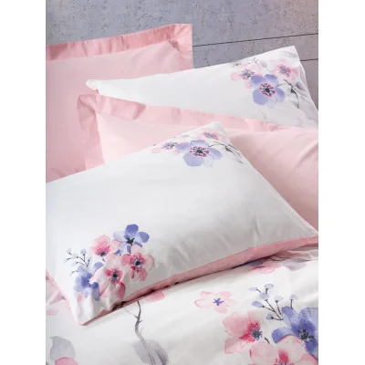 Cotton Box Nevresim Takımı Tek Kişilik Jayda, Pembe