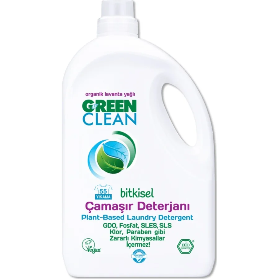 Green Clean Bitkisel Çamaşır Deterjanı, 2750 ml