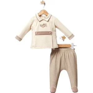 Tongs Baby Airplane Zıbın Takım 5235 Kahverengi