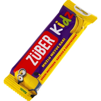 Züber Kidz Meyve Barı, 25 g, Muz