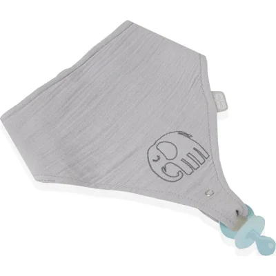 BabyJem Emzik Askılı Müslin Önlük 837 Gri