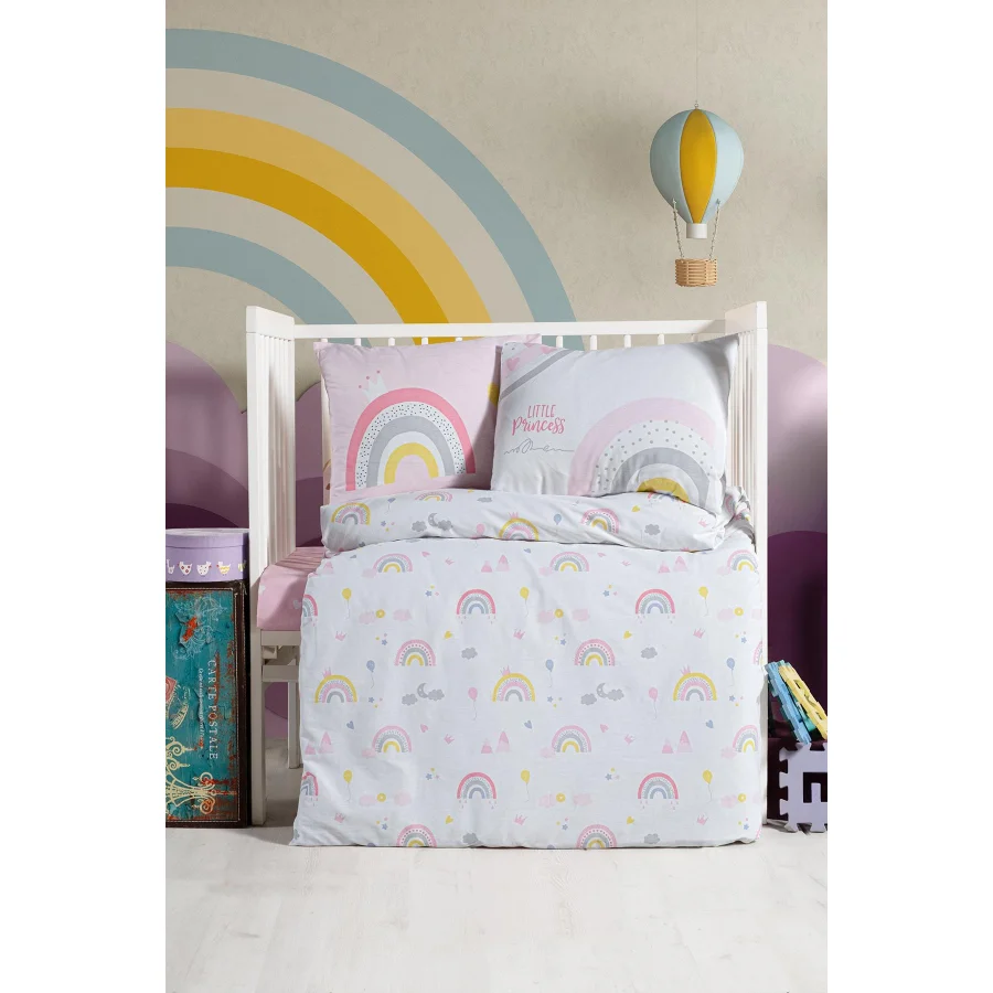 Kanz Ranforce Bebek Nevresim Takımı, Rainbow