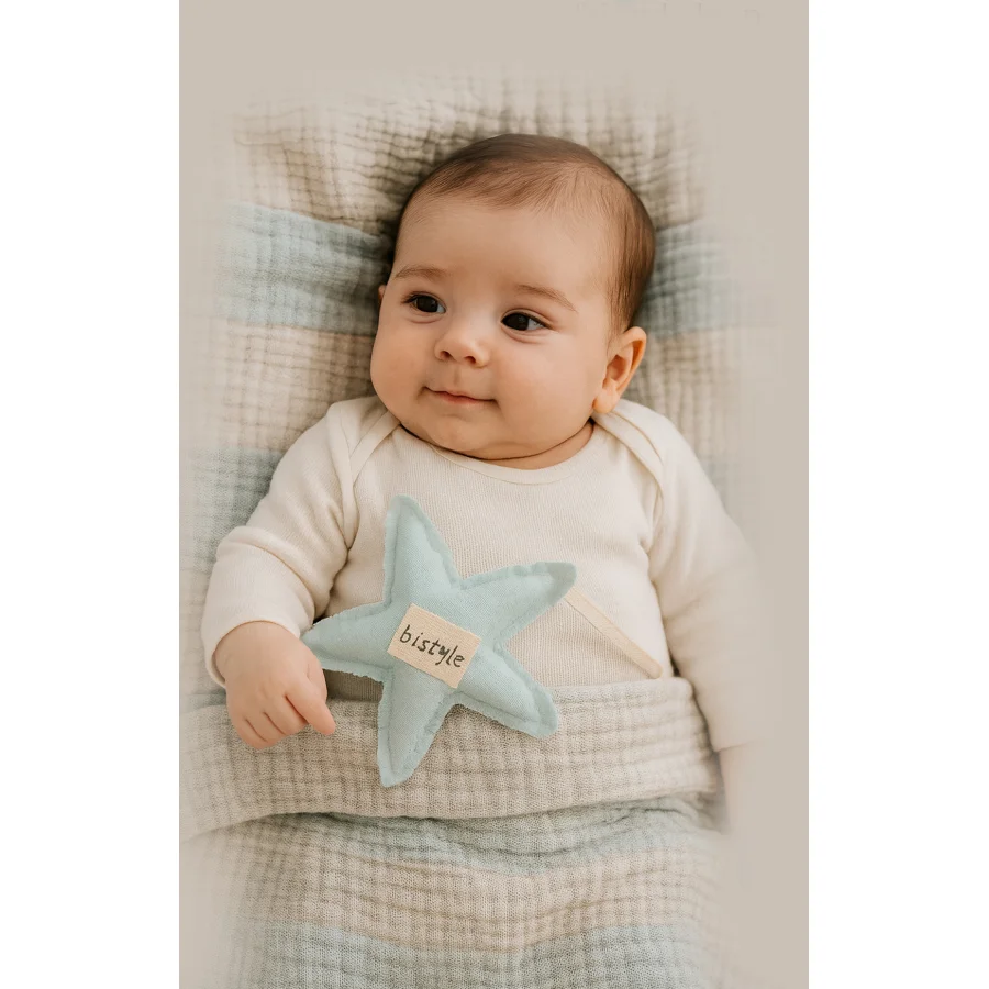 Bistyle Müslin Battaniye Uyku Arkadaşli My Teddy 70157 85x85cm Mint